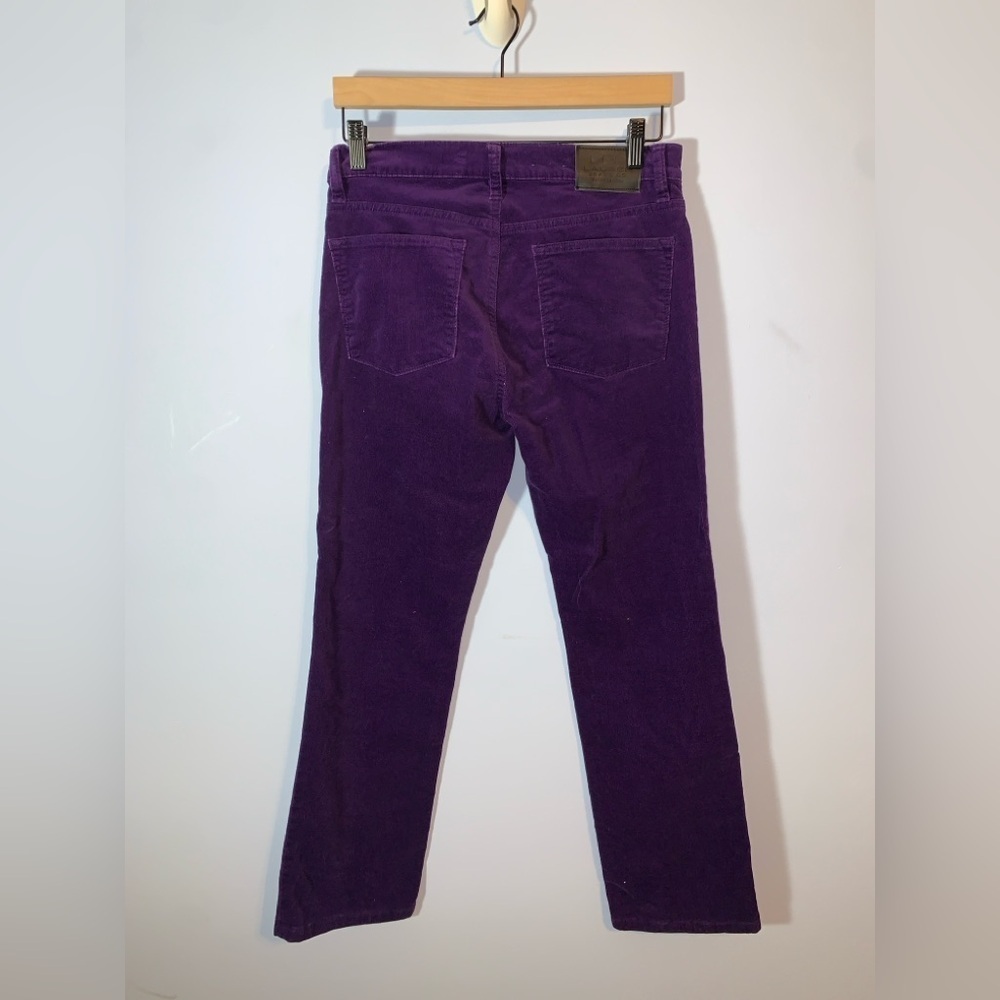 Lauren Ralph Lauren Deep Purple Straight Leg Pants size 6 - Picture 2 of 9